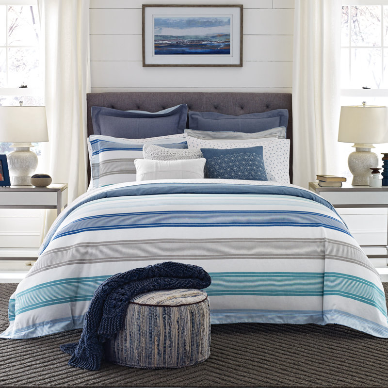 blue sheets Twin striped blue sheets Twin striped
